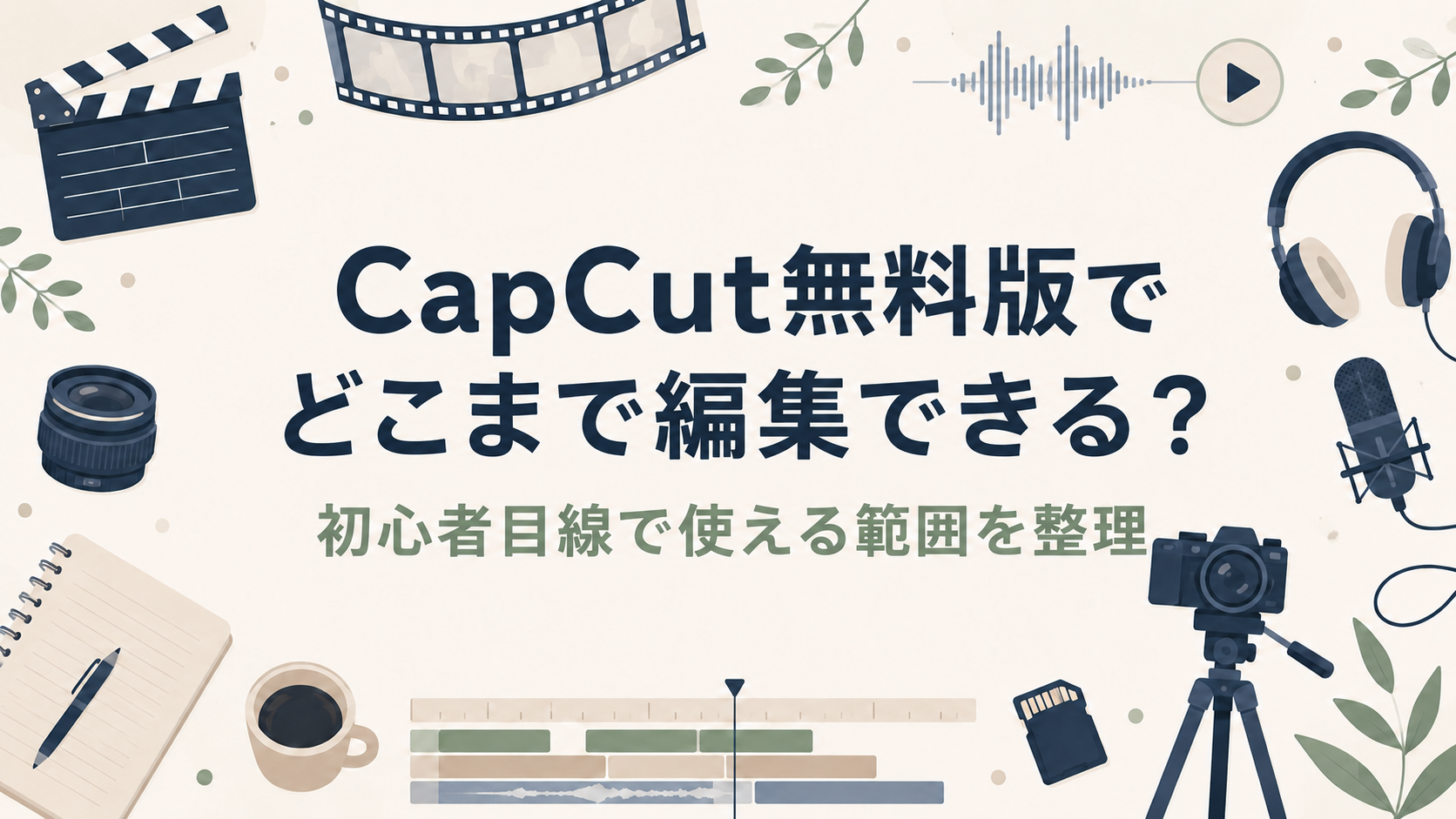 CapCut無料版でどこまで編集できる？初心者目線で使える範囲を整理